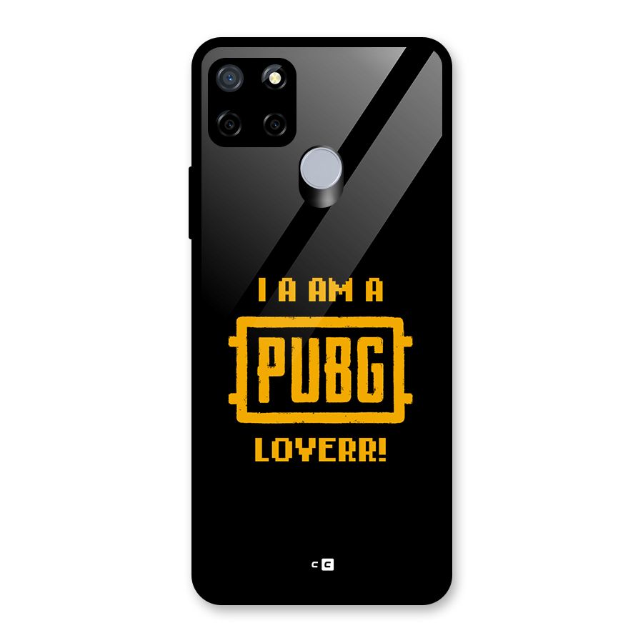 PUBG Lover Glass Back Case for Realme Narzo 20