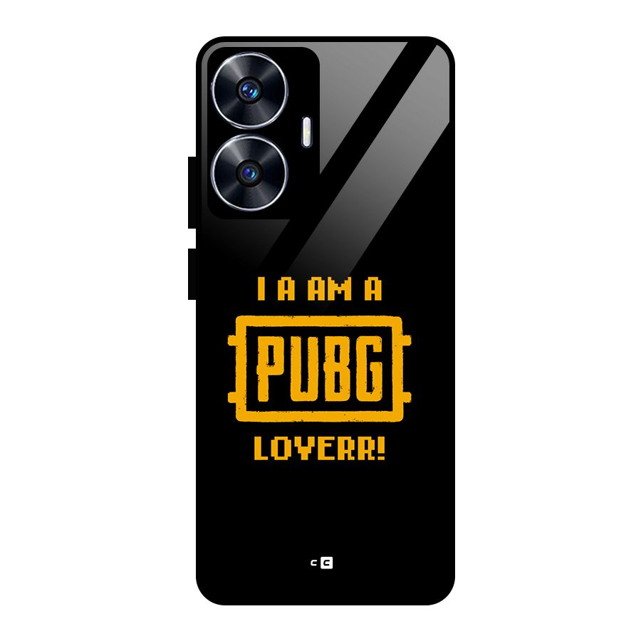 PUBG Lover Glass Back Case for Realme Narzo N55