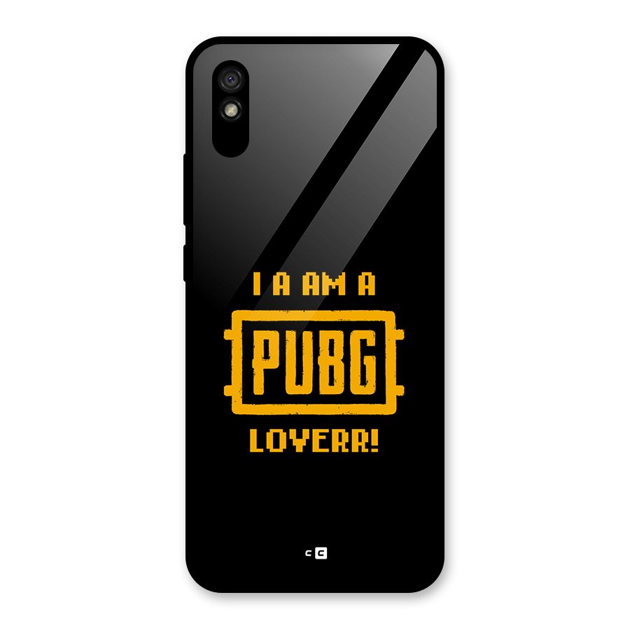 PUBG Lover Glass Back Case for Redmi 9A