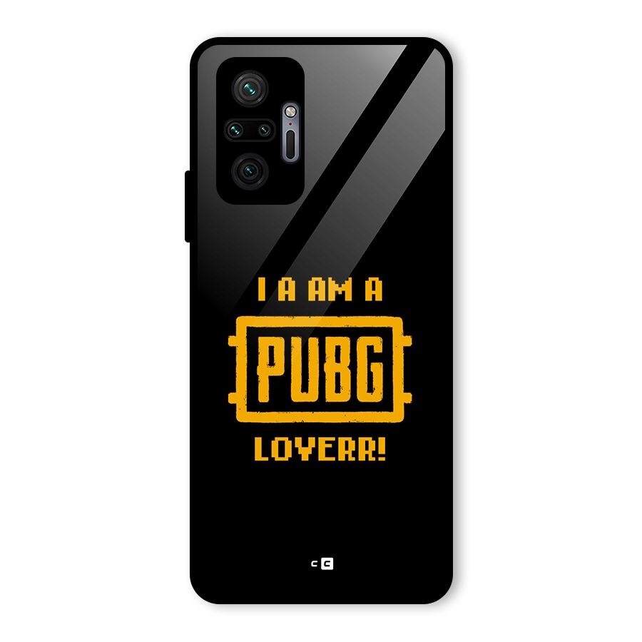 PUBG Lover Glass Back Case for Redmi Note 10 Pro Max