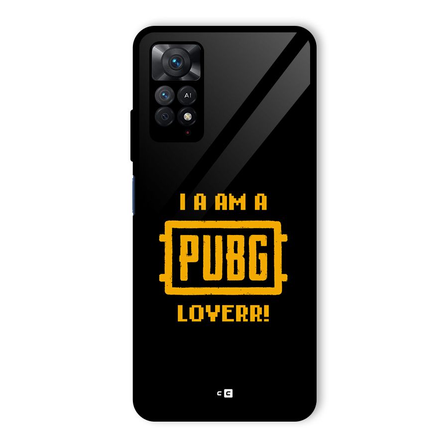 PUBG Lover Glass Back Case for Redmi Note 11 Pro
