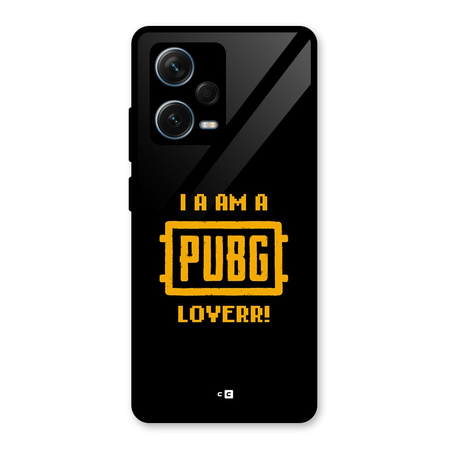PUBG Lover Glass Back Case for Redmi Note 12 Pro Plus 5G