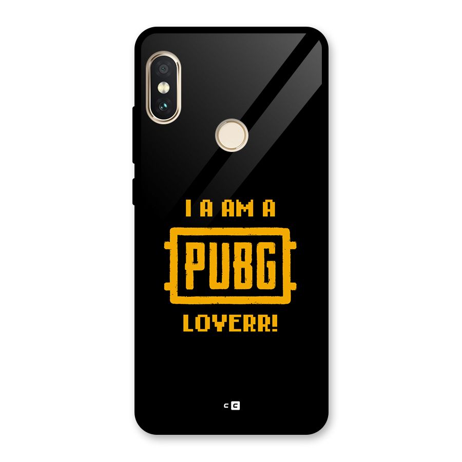 PUBG Lover Glass Back Case for Redmi Note 5 Pro