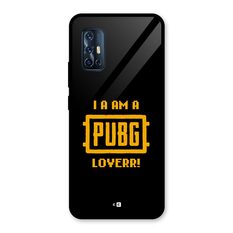 PUBG Lover Glass Back Case for Vivo V17
