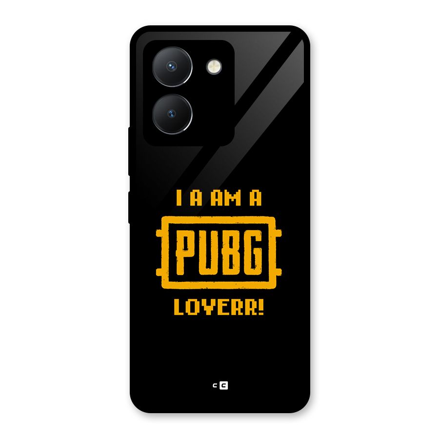 PUBG Lover Glass Back Case for Vivo Y36