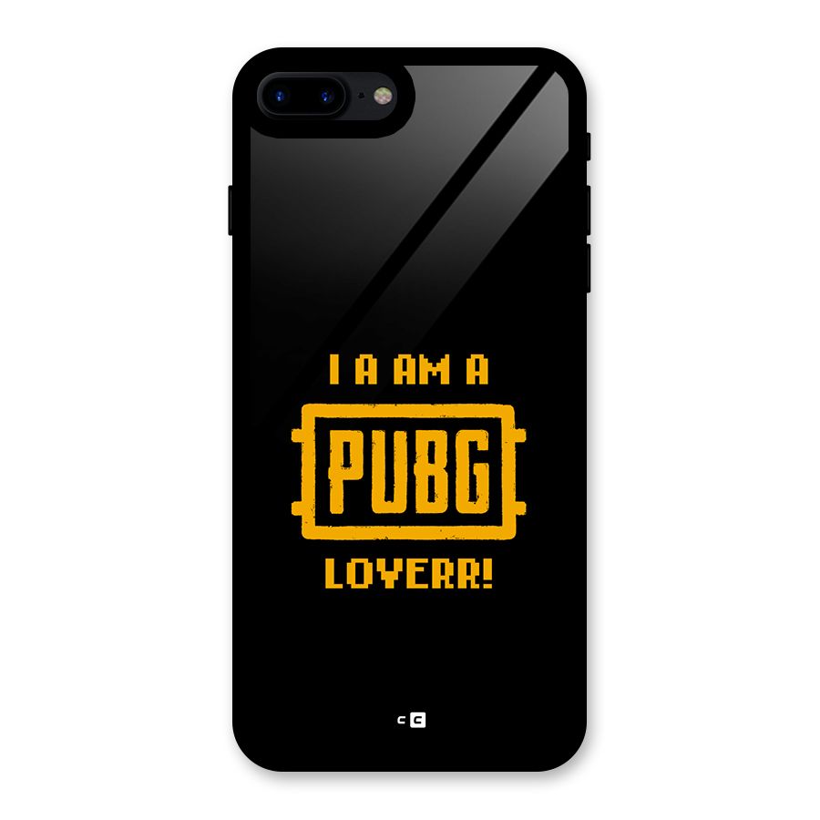 PUBG Lover Glass Back Case for iPhone 8 Plus