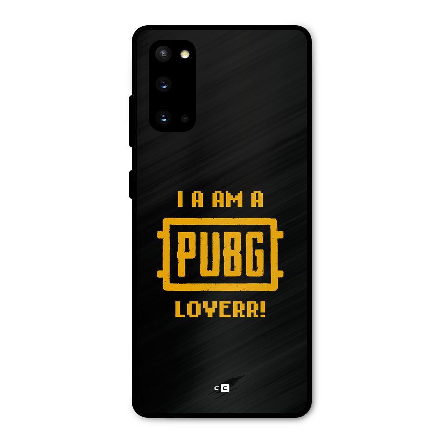 PUBG Lover Metal Back Case for Galaxy S20