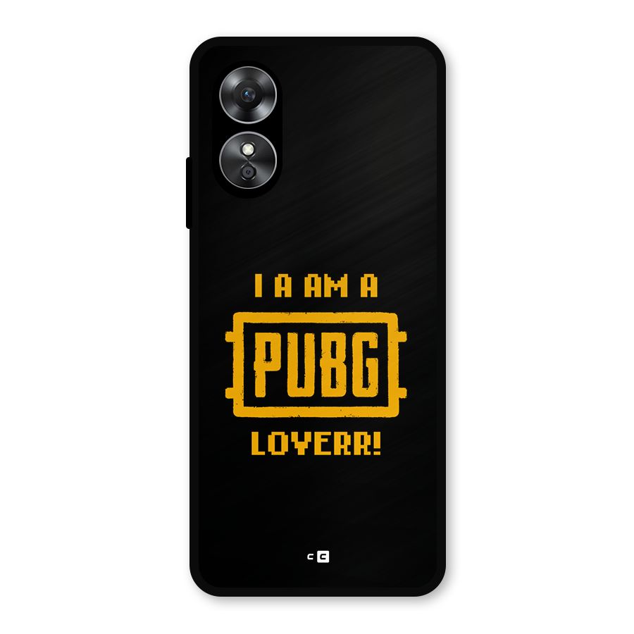 PUBG Lover Metal Back Case for Oppo A17