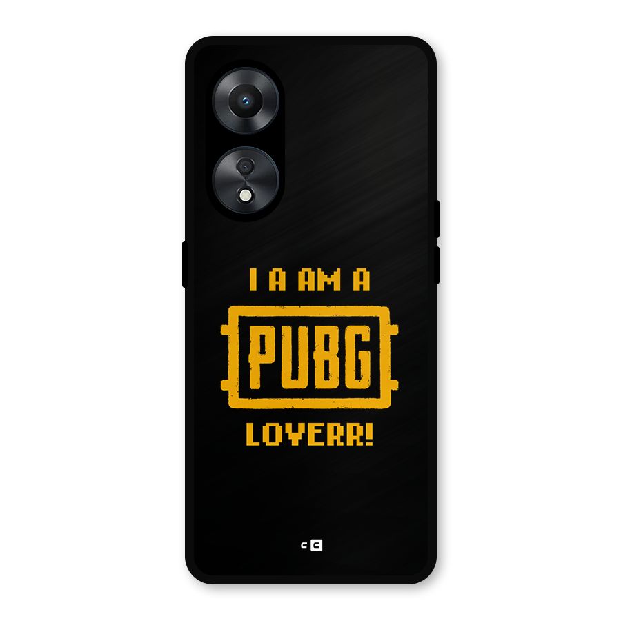 PUBG Lover Metal Back Case for Oppo A78