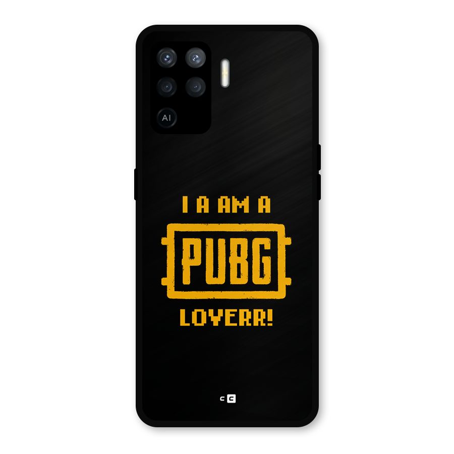PUBG Lover Metal Back Case for Oppo F19 Pro