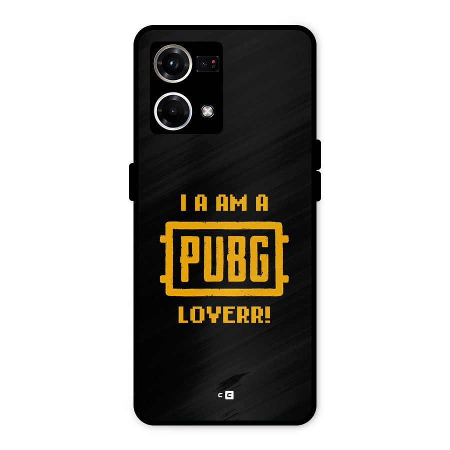 PUBG Lover Metal Back Case for Oppo F21 Pro 4G