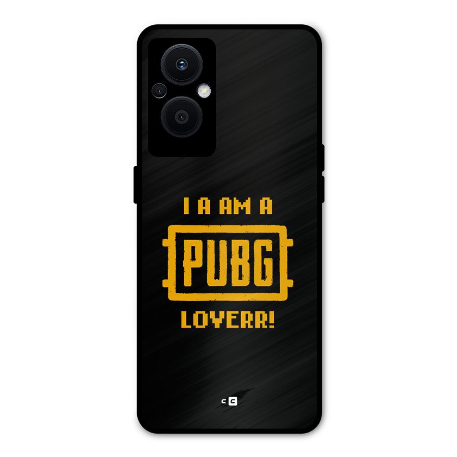 PUBG Lover Metal Back Case for Oppo F21 Pro 5G
