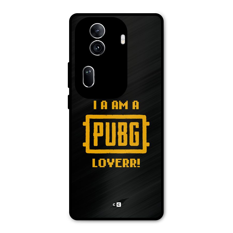 PUBG Lover Metal Back Case for Oppo Reno11 Pro 5G