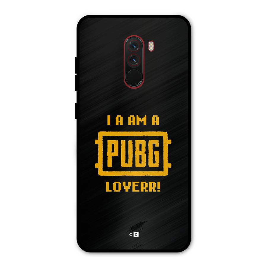 PUBG Lover Metal Back Case for Poco F1