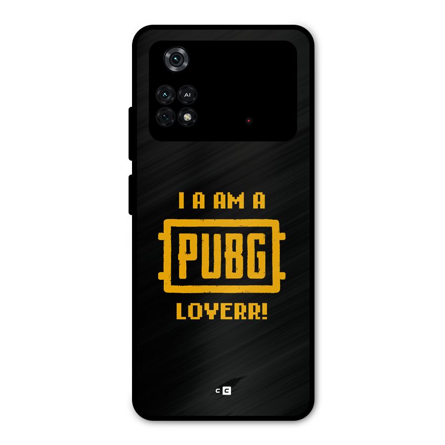 PUBG Lover Metal Back Case for Poco M4 Pro 4G