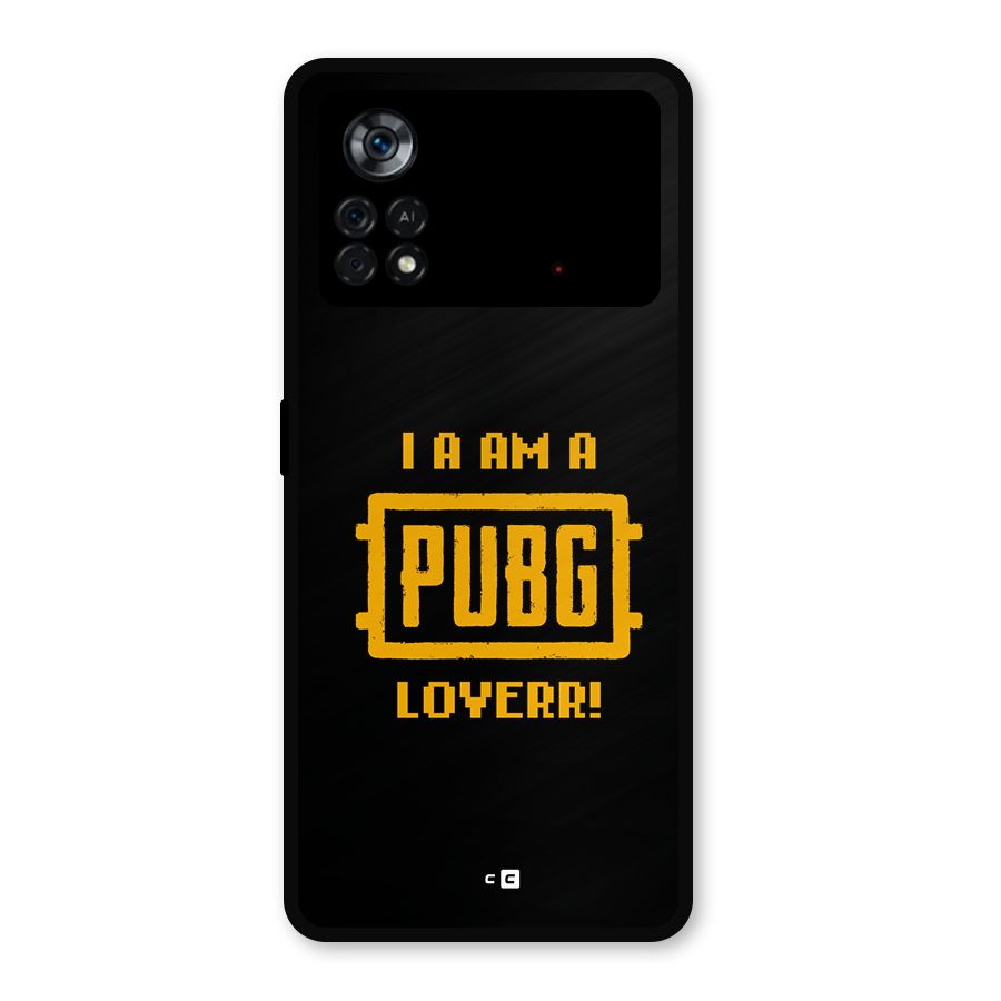 PUBG Lover Metal Back Case for Poco X4 Pro 5G