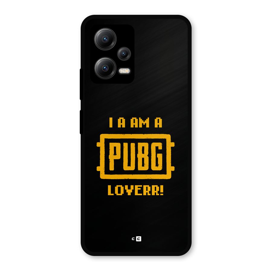 PUBG Lover Metal Back Case for Poco X5