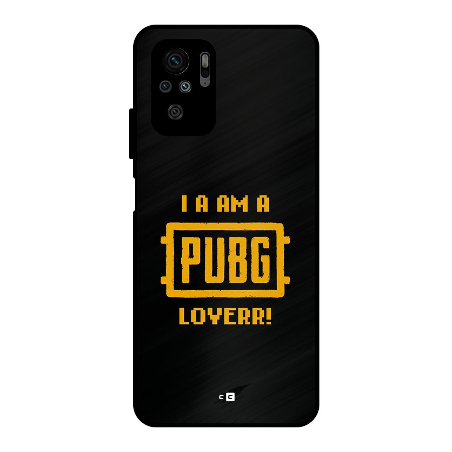 PUBG Lover Metal Back Case for Redmi Note 10S