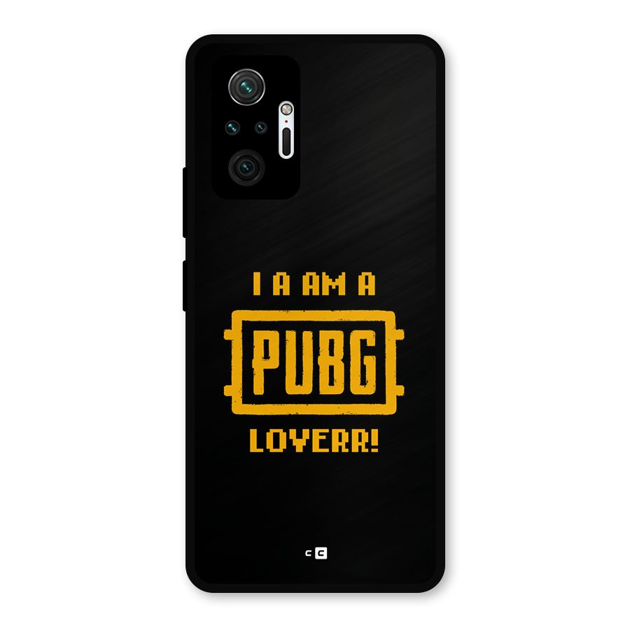 PUBG Lover Metal Back Case for Redmi Note 10 Pro Max