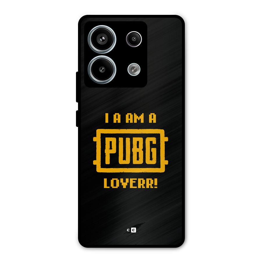 PUBG Lover Metal Back Case for Redmi Note 13 Pro 5G