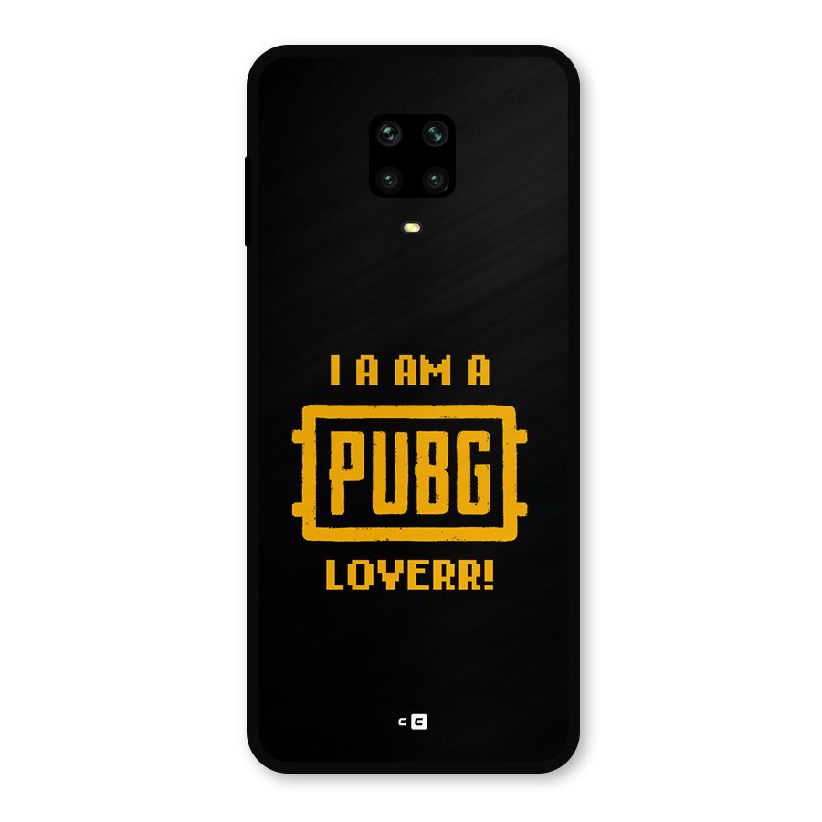 PUBG Lover Metal Back Case for Redmi Note 9 Pro Max