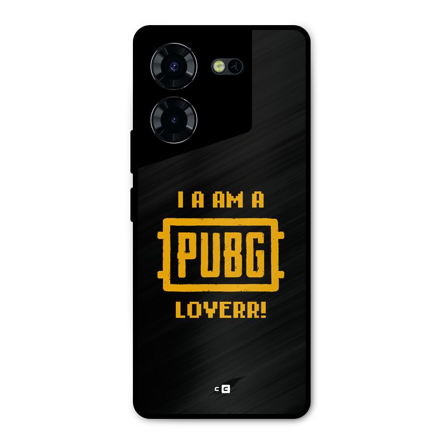 PUBG Lover Metal Back Case for Tecno Pova 5 Pro 5G