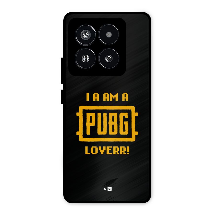 PUBG Lover Metal Back Case for Xiaomi 14 Pro