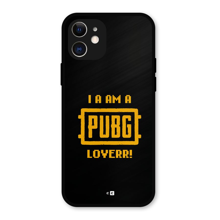 PUBG Lover Metal Back Case for iPhone 12
