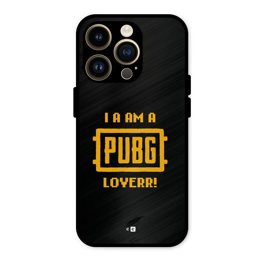 PUBG Lover Metal Back Case for iPhone 14 Pro