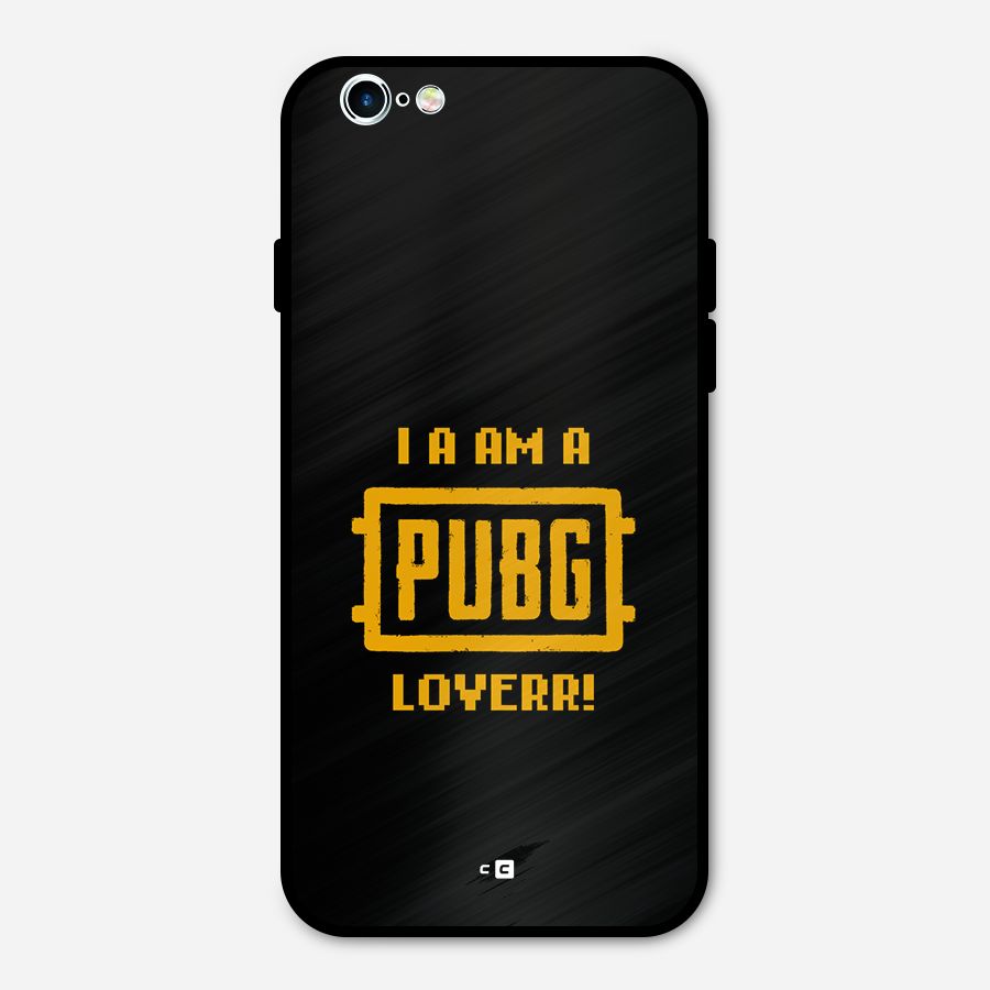 PUBG Lover Metal Back Case for iPhone 6 6s