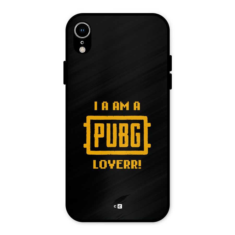 PUBG Lover Metal Back Case for iPhone XR