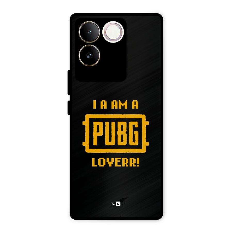 PUBG Lover Metal Back Case for iQOO Z7 Pro