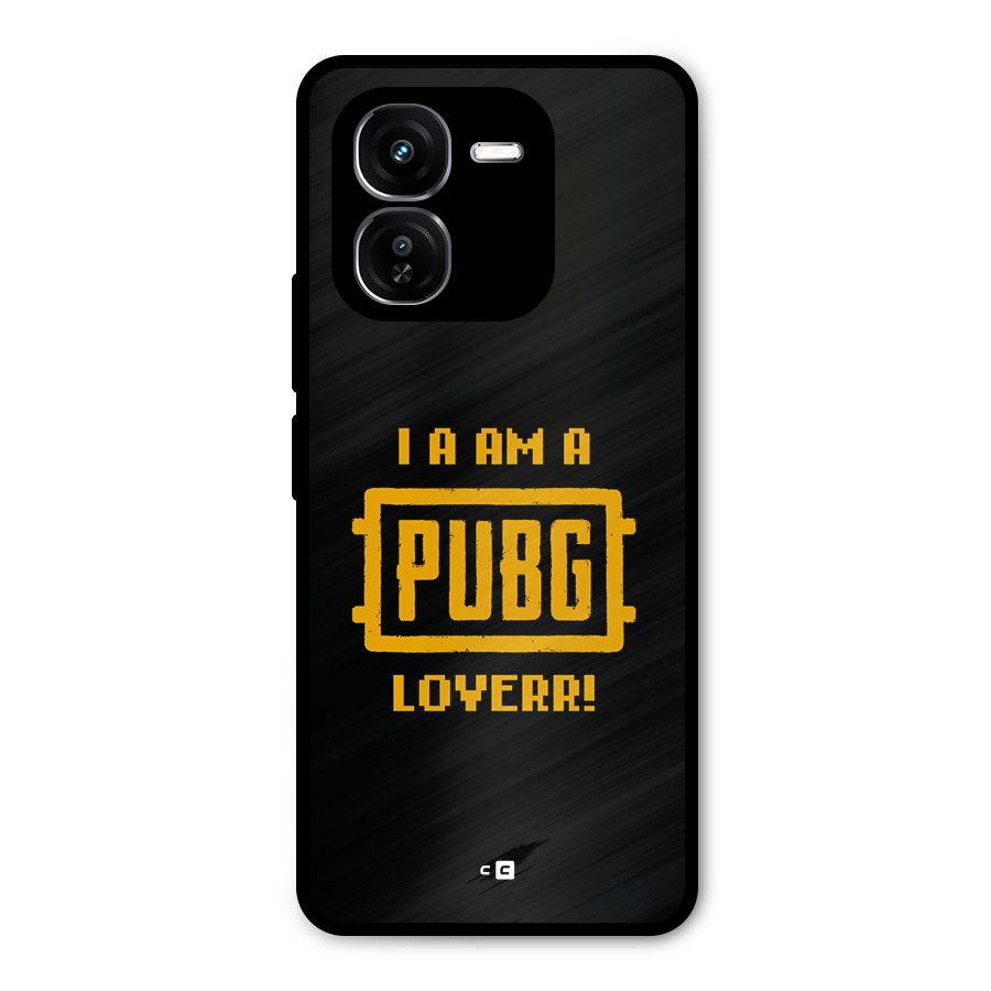 PUBG Lover Metal Back Case for iQOO Z9x