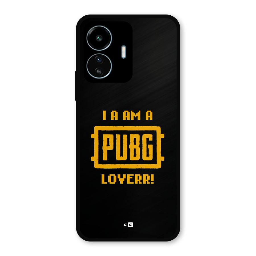PUBG Lover Metal Back Case for vivo iQOO Z6 Lite 5G