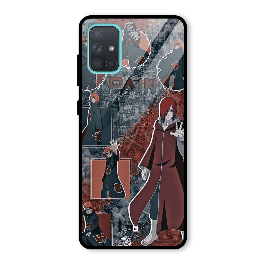 Pain Group Glass Back Case for Galaxy A71