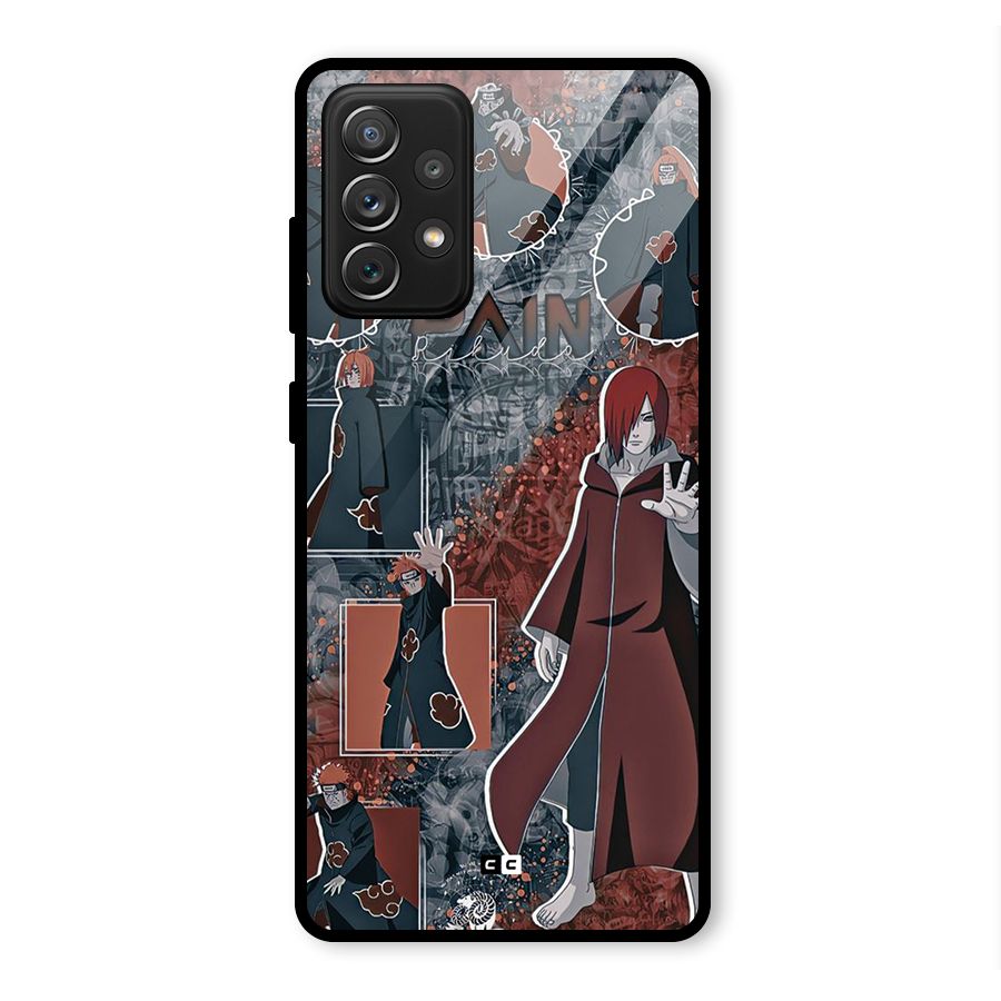 Pain Group Glass Back Case for Galaxy A72