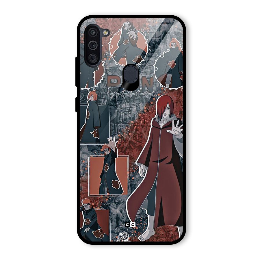 Pain Group Glass Back Case for Galaxy M11