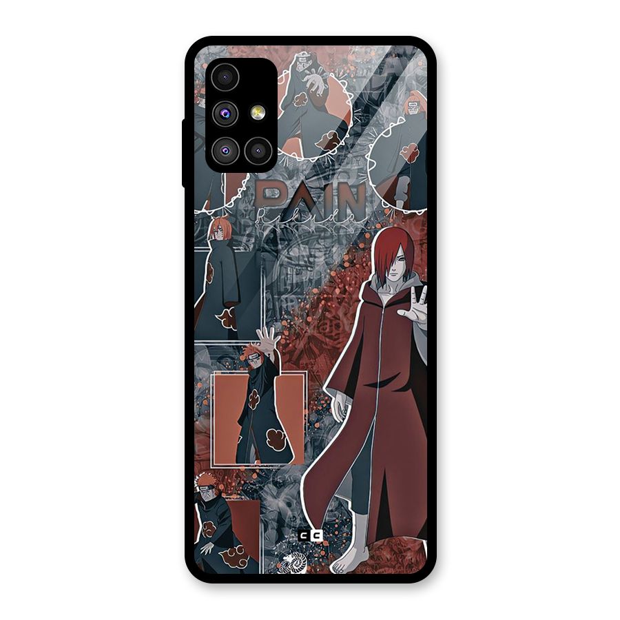 Pain Group Glass Back Case for Galaxy M51