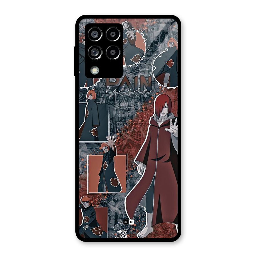 Pain Group Glass Back Case for Galaxy M53 5G
