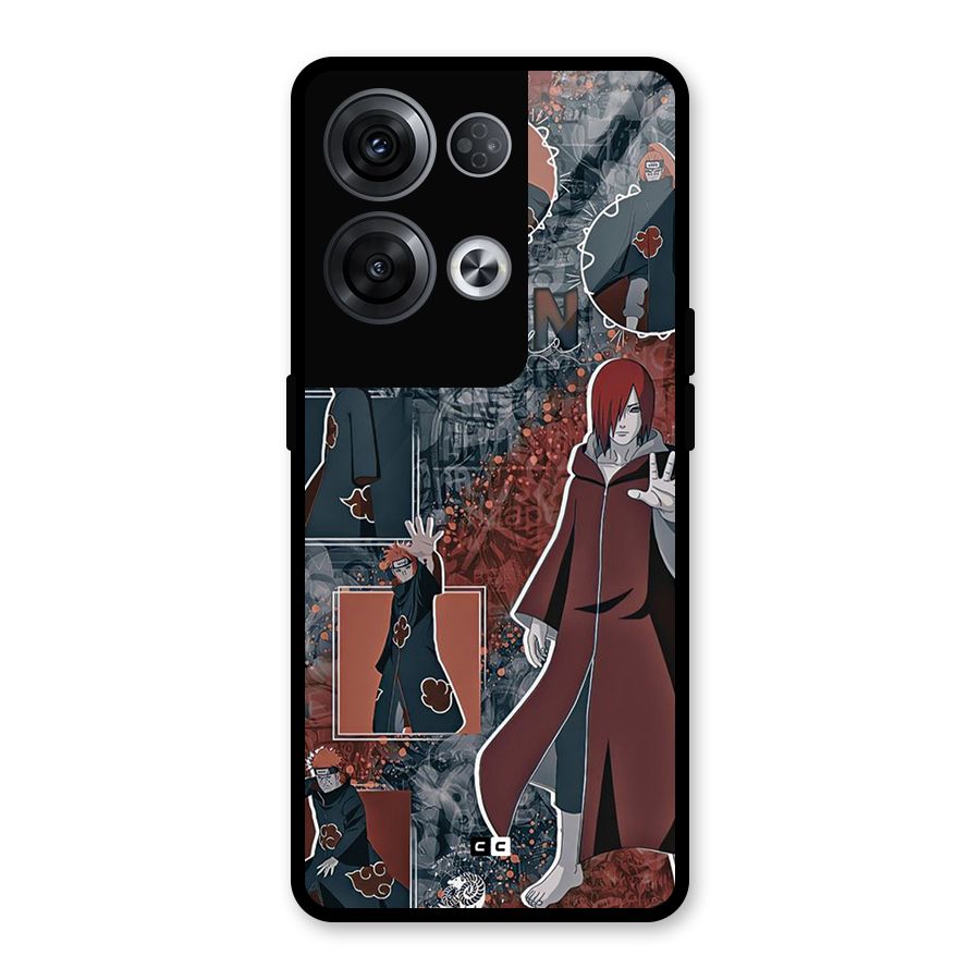 Pain Group Glass Back Case for Oppo Reno8 Pro 5G