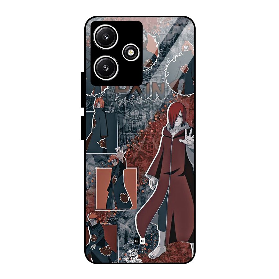 Pain Group Glass Back Case for Poco M6 Pro