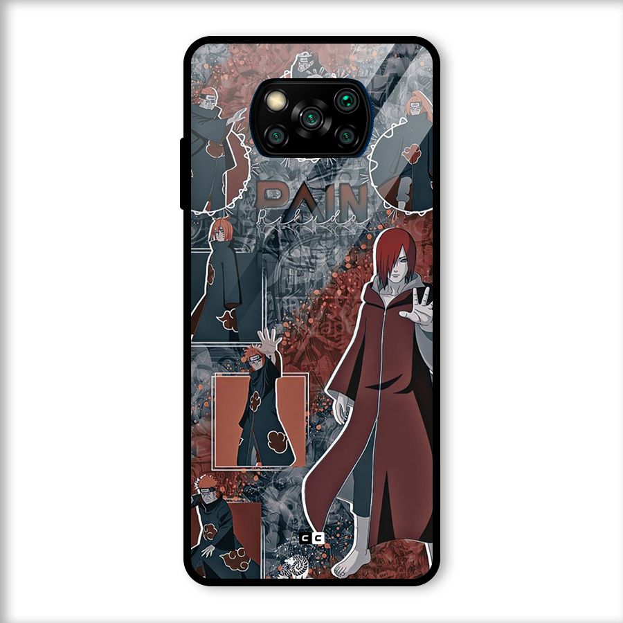 Pain Group Glass Back Case for Poco X3