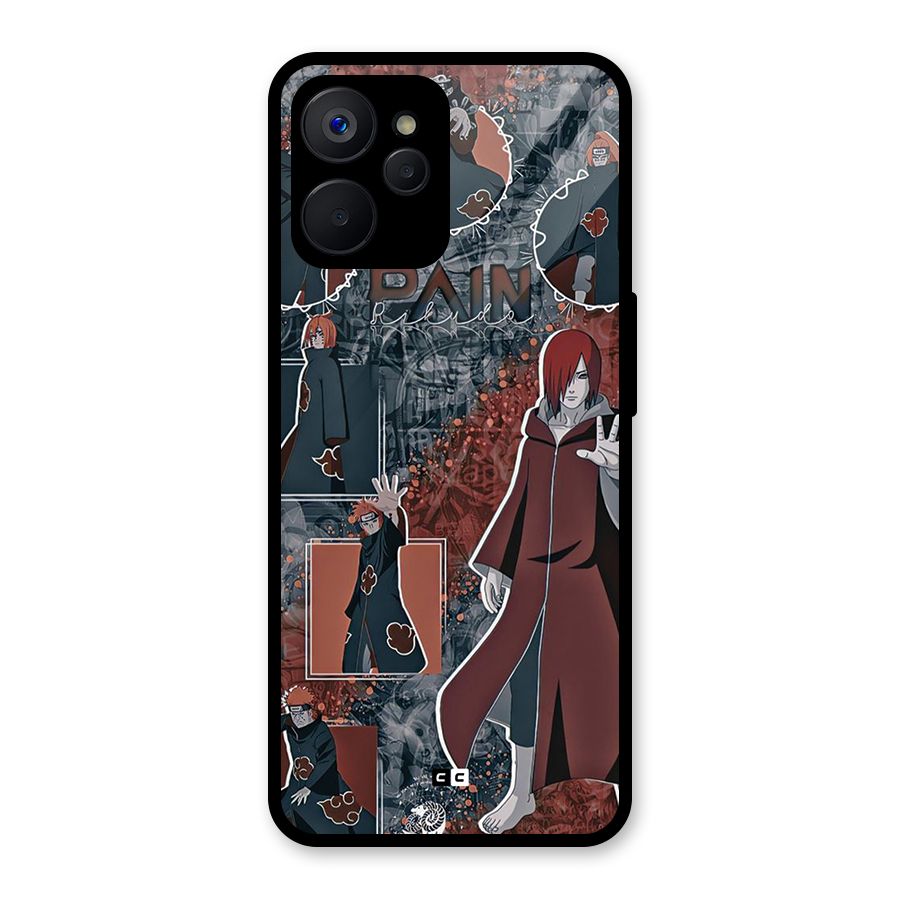 Pain Group Glass Back Case for Realme 9i 5G