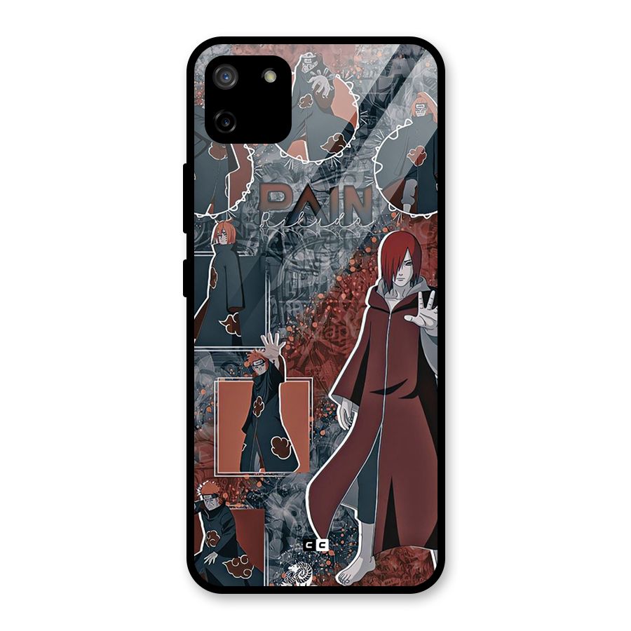 Pain Group Glass Back Case for Realme C11