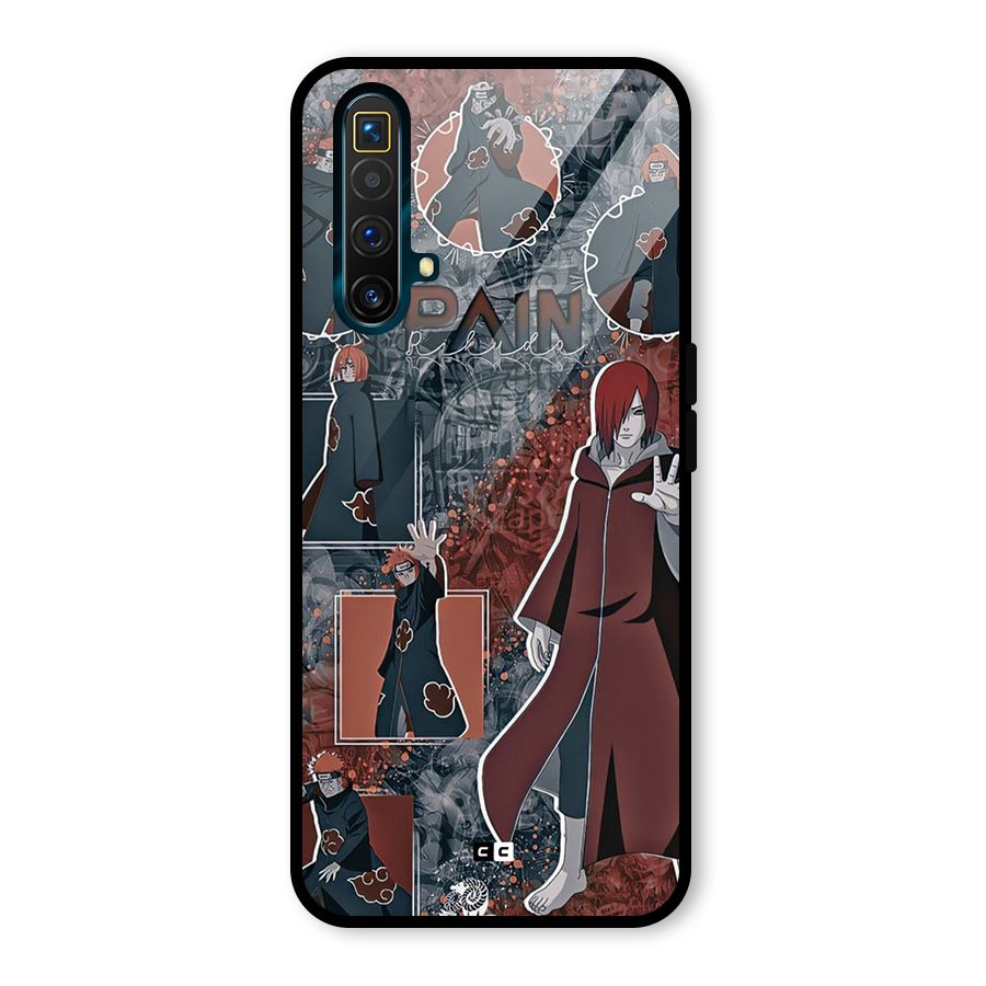 Pain Group Glass Back Case for Realme X3