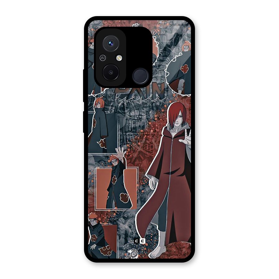 Pain Group Glass Back Case for Redmi 12C