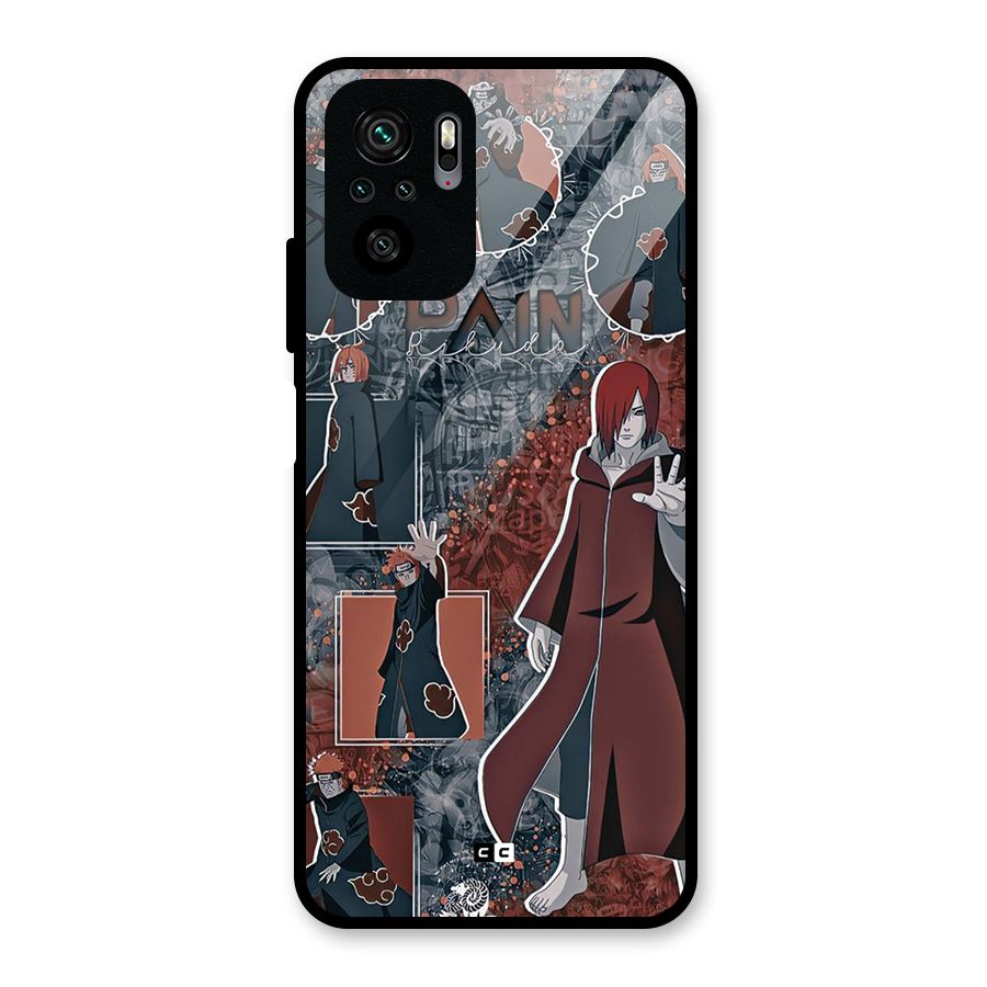 Pain Group Glass Back Case for Redmi Note 10S