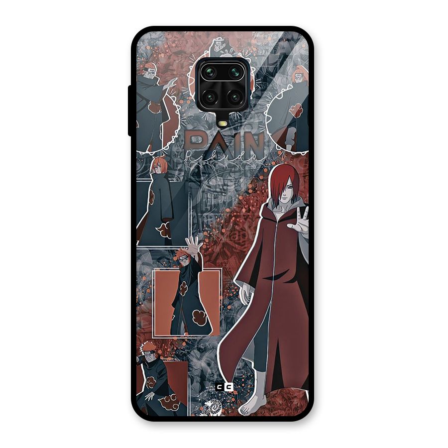 Pain Group Glass Back Case for Redmi Note 9 Pro