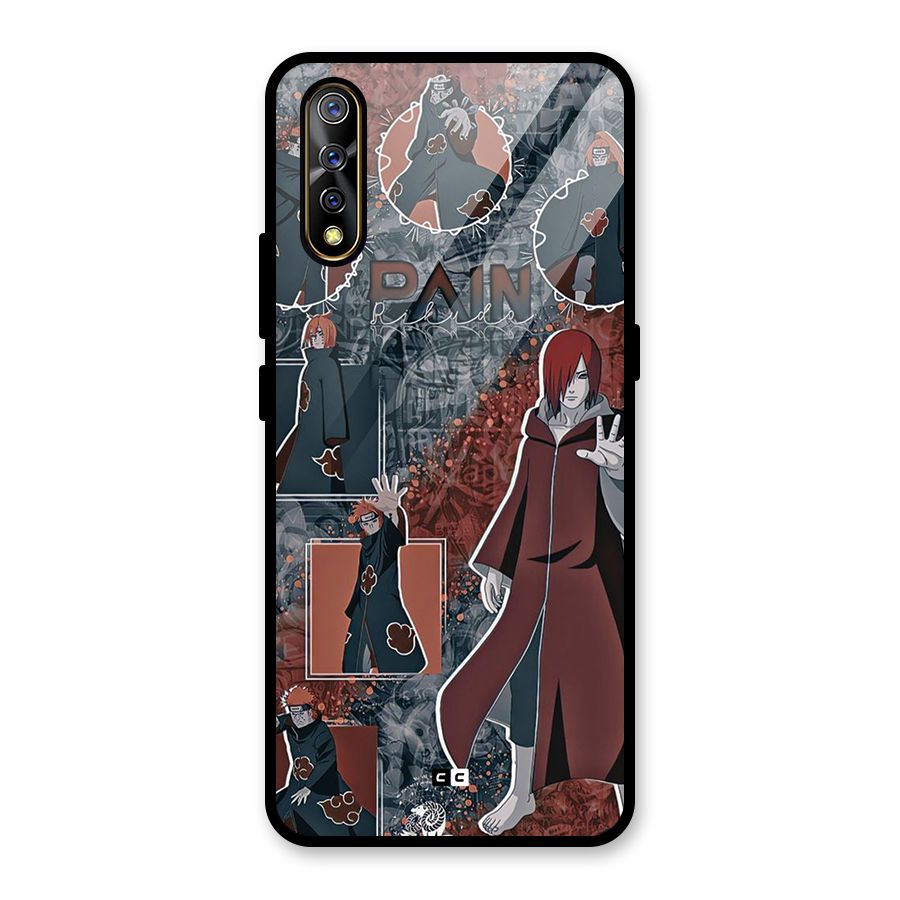 Pain Group Glass Back Case for Vivo S1