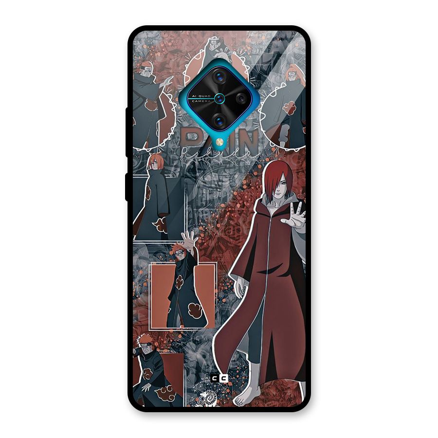 Pain Group Glass Back Case for Vivo S1 Pro